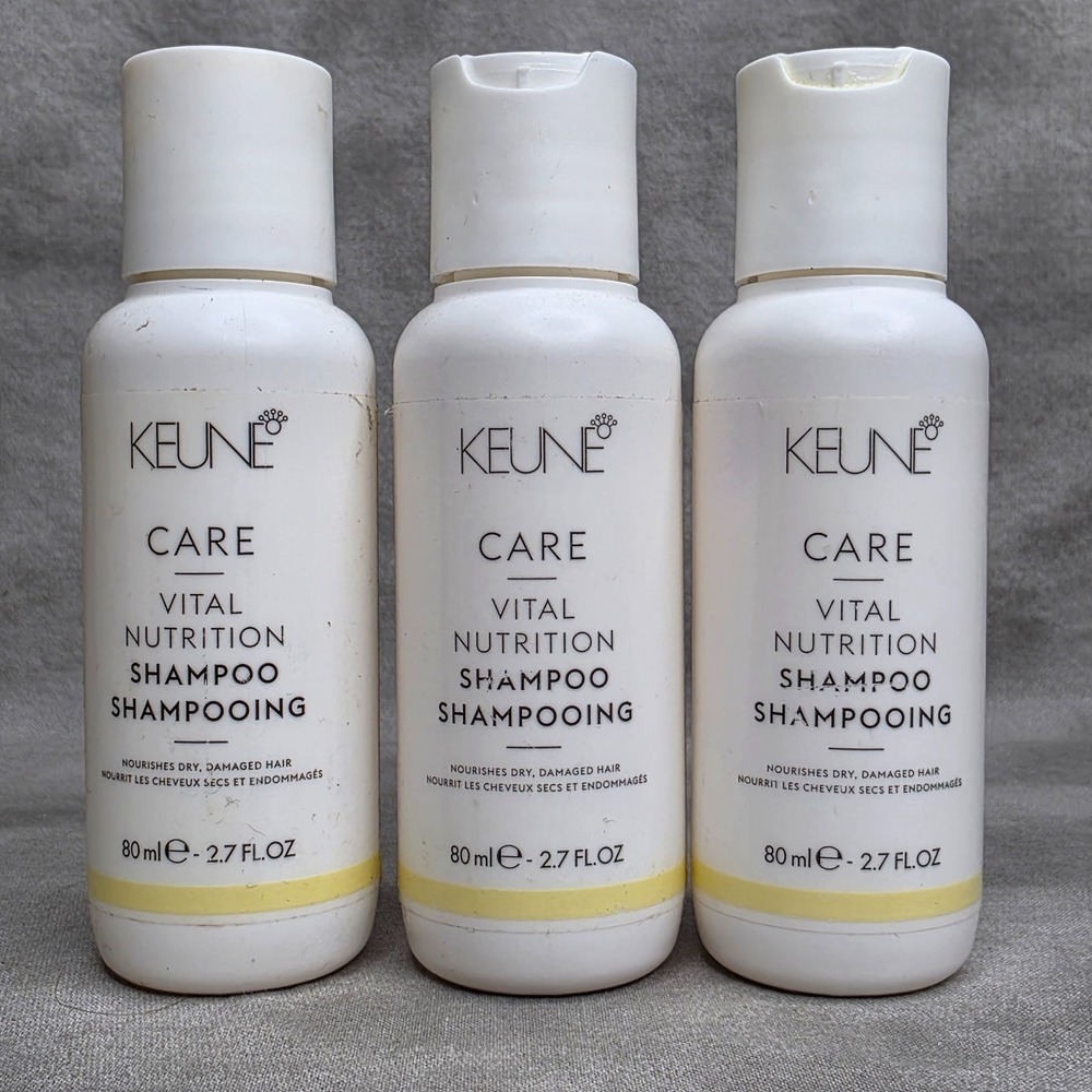 (X3) KEUNE CARE Vital Nutrition Shampoo 2.7 fl oz Travel Size